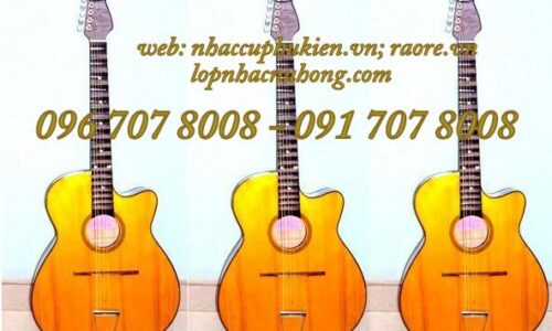 Đàn Guitar cổ thùng gỗ hồng đào nguyên tấm giá rẻ